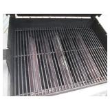 Stainless steel Weber gas grill sea... Stainless steel Weber gas grill sea...