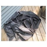 Stainless steel Weber gas grill sea... Stainless steel Weber gas grill sea...