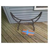 Heavy metal freestanding firewood l... Heavy metal freestanding firewood l...