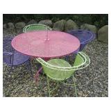 Cheerful colored Metal grate style ... Cheerful colored Metal grate style ...