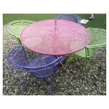 Cheerful colored Metal grate style ... Cheerful colored Metal grate style ...