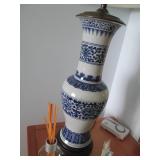 Decorative blue and white floral va... Decorative blue and white floral va...