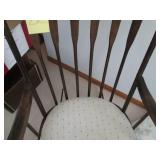 Beautiful dark wood spindle style r... Beautiful dark wood spindle style r...