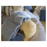 White wicker rattan sectional sofa,... White wicker rattan sectional sofa,...