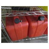 4-large plastic gas cans... 4-large plastic gas cans...