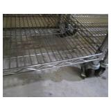 Rolling metal bakers rack style 6-t... Rolling metal bakers rack style 6-t...