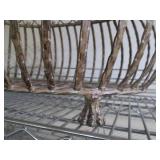 Large decorative metal basket style... Large decorative metal basket style...