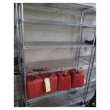 Rolling metal bakers rack style 6-t... Rolling metal bakers rack style 6-t...