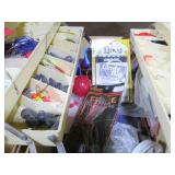 Old Pal 6 tray fishing tackle box w... Old Pal 6 tray fishing tackle box w...