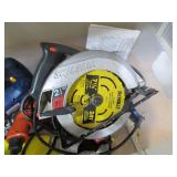 Non-lidded tote containing a Skil c... Non-lidded tote containing a Skil c...