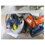 Non-lidded tote containing a Skil c... Non-lidded tote containing a Skil c...