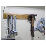 Large crescent wrenches, box wrench... Large crescent wrenches, box wrench...