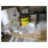 Lot of assorted hardware and contai... Lot of assorted hardware and contai...