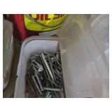Lot of assorted hardware and contai... Lot of assorted hardware and contai...
