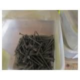 Lot of assorted hardware and contai... Lot of assorted hardware and contai...