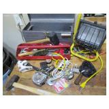 Metal Craftsman toolbox with lift o... Metal Craftsman toolbox with lift o...