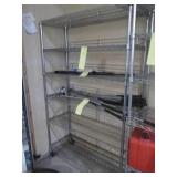 Rolling metal bakers rack style 6-t... Rolling metal bakers rack style 6-t...