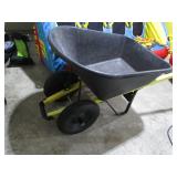 Poly bucketvmetal framed wheelbarro... Poly bucketvmetal framed wheelbarro...