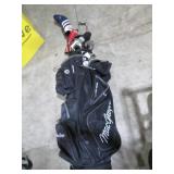 MacGregor golf bag with misc golf c... MacGregor golf bag with misc golf c...