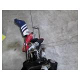 MacGregor golf bag with misc golf c... MacGregor golf bag with misc golf c...