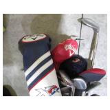 MacGregor golf bag with misc golf c... MacGregor golf bag with misc golf c...
