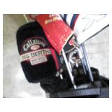 MacGregor golf bag with misc golf c... MacGregor golf bag with misc golf c...