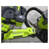 Ryobi 18v cordless wet/dry vac, too... Ryobi 18v cordless wet/dry vac, too...