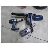 Ryobi 18v cordless chainsaw and dri... Ryobi 18v cordless chainsaw and dri...