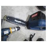 Ryobi 18v cordless chainsaw and dri... Ryobi 18v cordless chainsaw and dri...
