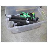 Tote of rachet straps, grip tape, g... Tote of rachet straps, grip tape, g...