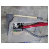 Hardwood moving dolly with a tote o... Hardwood moving dolly with a tote o...