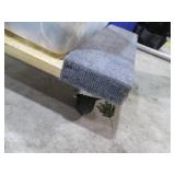 Hardwood moving dolly with a tote o... Hardwood moving dolly with a tote o...