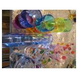 Lot of bright and colorful plastic ... Lot of bright and colorful plastic ...