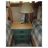 Rustic feel wood 3-drawer night sta... Rustic feel wood 3-drawer night sta...