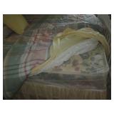 Queen size wood white picket fence ... Queen size wood white picket fence ...