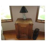 Rustic style wood end table style c... Rustic style wood end table style c...