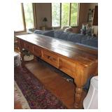 Stunning distressed hardwood 2-draw... Stunning distressed hardwood 2-draw...