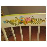 Hand painted child size wood Rockin... Hand painted child size wood Rockin...