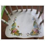 Hand painted child size wood Rockin... Hand painted child size wood Rockin...