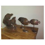 Bronze tone 11in fish statue decor ... Bronze tone 11in fish statue decor ...