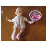 Covered tote containing a variety o... Covered tote containing a variety o...