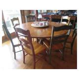 Very sturdy solid wood round top fa... Very sturdy solid wood round top fa...