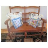 Vintage hardwood two person sized r... Vintage hardwood two person sized r...