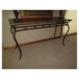 Metal frame Stone style top sofa ta... Metal frame Stone style top sofa ta...