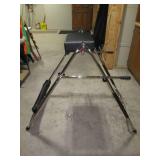 Vintage tubular metal framed and pa... Vintage tubular metal framed and pa...