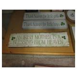 Variety of embroidered wall decor, ... Variety of embroidered wall decor, ...