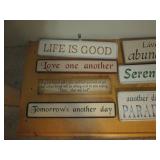 Large lot of inspirational wall dec... Large lot of inspirational wall dec...