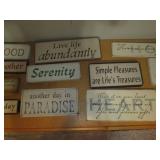 Large lot of inspirational wall dec... Large lot of inspirational wall dec...
