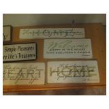 Large lot of inspirational wall dec... Large lot of inspirational wall dec...