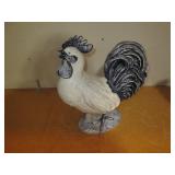 Carved painted wood and painted cer... Carved painted wood and painted cer...